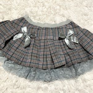 Plaid Mini Skirt